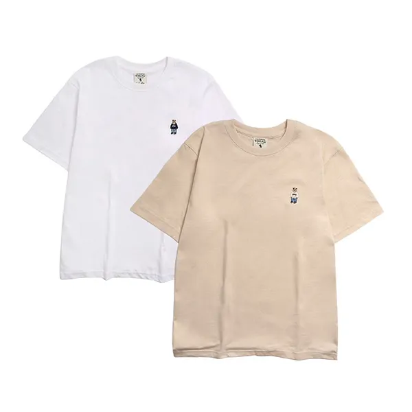 Set Áo Phông WHOAU WHRAC2101U Tshirt Màu Trắng - Kem