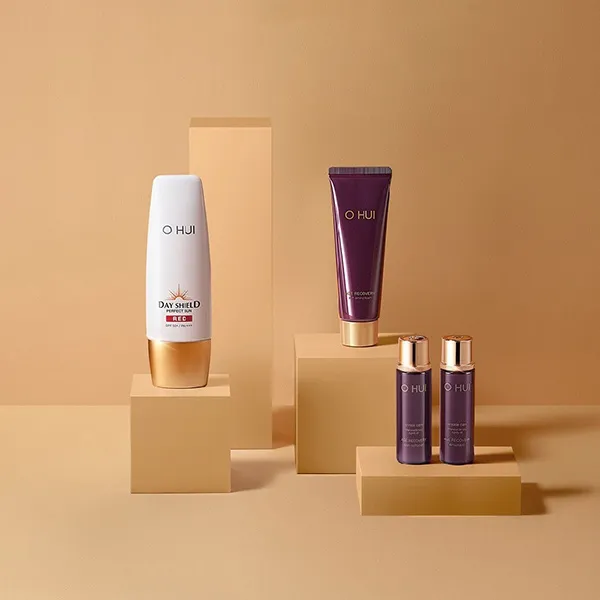 Set Chăm Sóc Da Ohui Day Shield Perfect Sun Red SPF50+/PA++++ Special Set 4 Món - Mỹ phẩm - Vua Hàng Hiệu