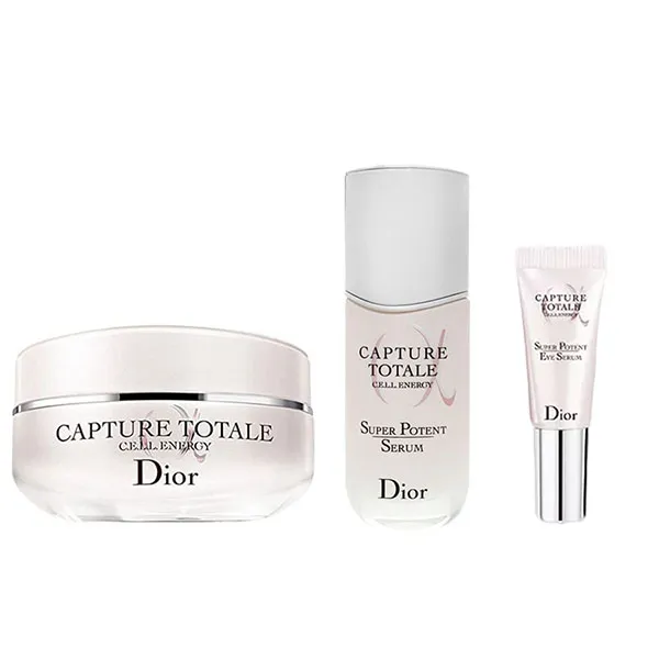 Set Dưỡng Da Dior Capture Total Cell Energy A Rejuvenating Ritual, 3 Anti-Aging & Firming Skincare Collections (Kèm Túi Đựng) - Mỹ phẩm - Vua Hàng Hiệu