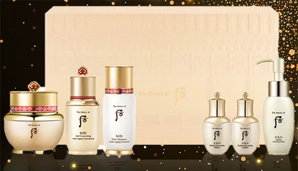 Set Dưỡng Da Toàn Diện Whoo Bichup Royal Anti - Aging Duo Special 6 Món