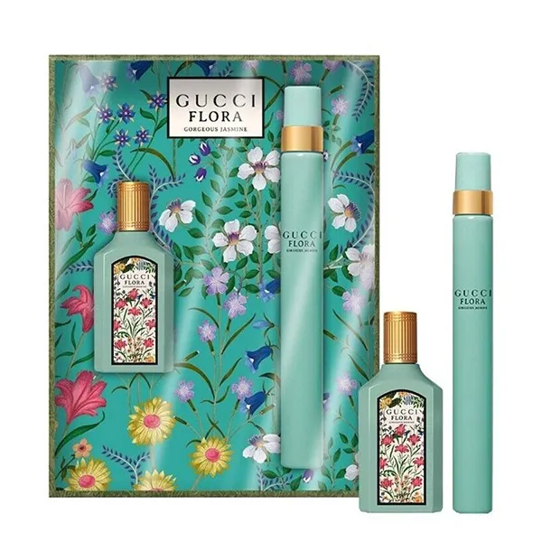 Set Nước Hoa Gucci Flora Gorgeous Jasmine Eau de Parfum SET 5ml Splash + 10ml Spray - Nước hoa - Vua Hàng Hiệu