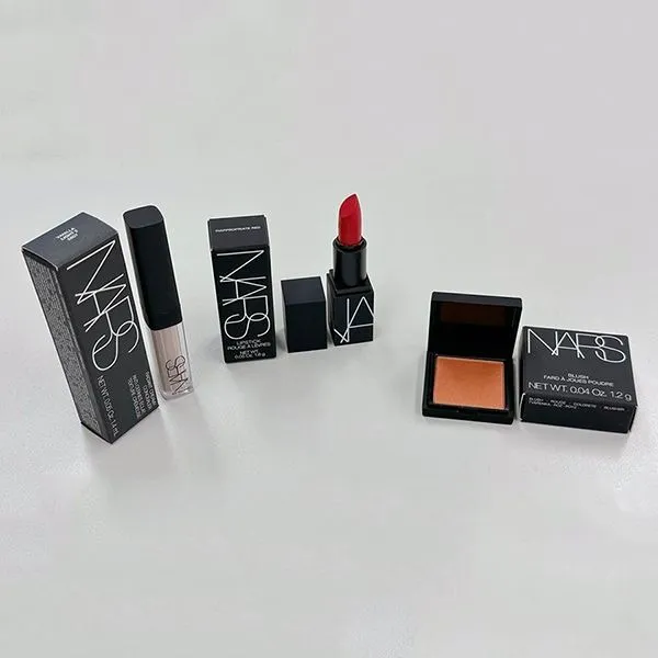 Set Trang Điểm Nars Lipstick Rouge, Blush Fard And Radiant Creamy Concealer 3 Món