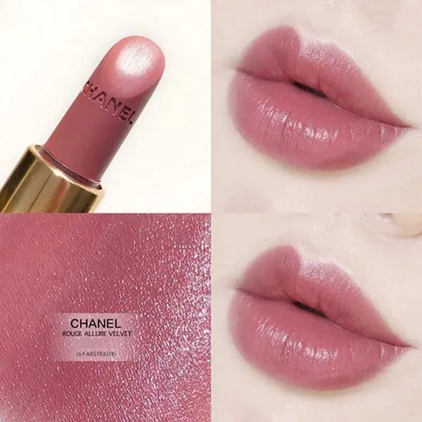 Son Chanel Rouge Allure Velvet 69 Abstrait Màu Hồng Đất - 4
