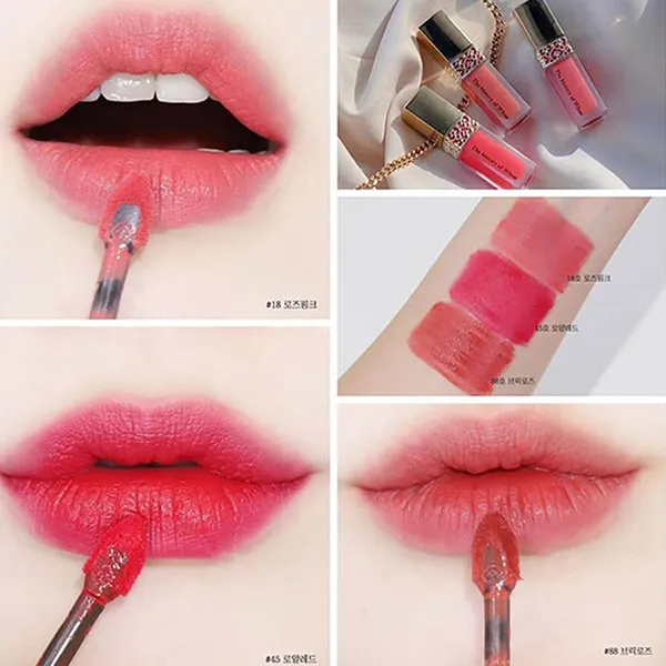 Son Kem Lì Whoo Velvet Liquid Lip Rouge 88 Brick Rose Màu Đỏ Đất - Son Môi - Vua Hàng Hiệu