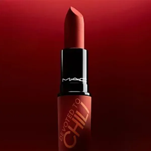 Son MAC Mac Powder Kiss Lipstick Limited 316 Devoted To Chili Màu Đỏ Cam Đất