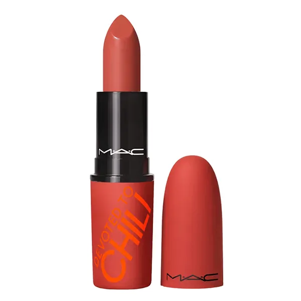 Son MAC Mac Powder Kiss Lipstick Limited 316 Devoted To Chili Màu Đỏ Cam Đất