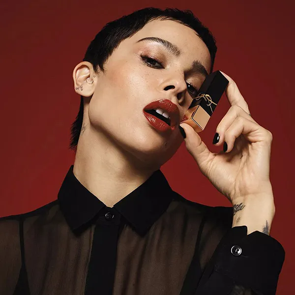 Son YSL Yves Saint Laurent Rouge Pur Couture The Bold Lipstick 07 Uninhibited Flame Màu Đỏ Thuần