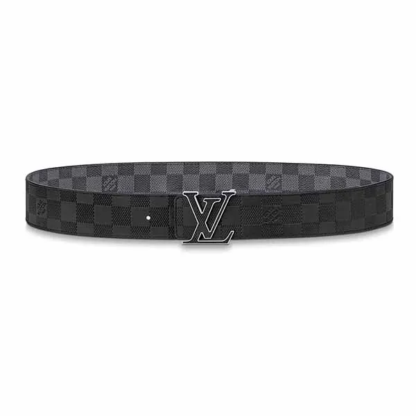 Thắt Lưng Nam Louis Vuitton LV Initials 40mm Reversible Belt M0668Q Màu Đen Size 110