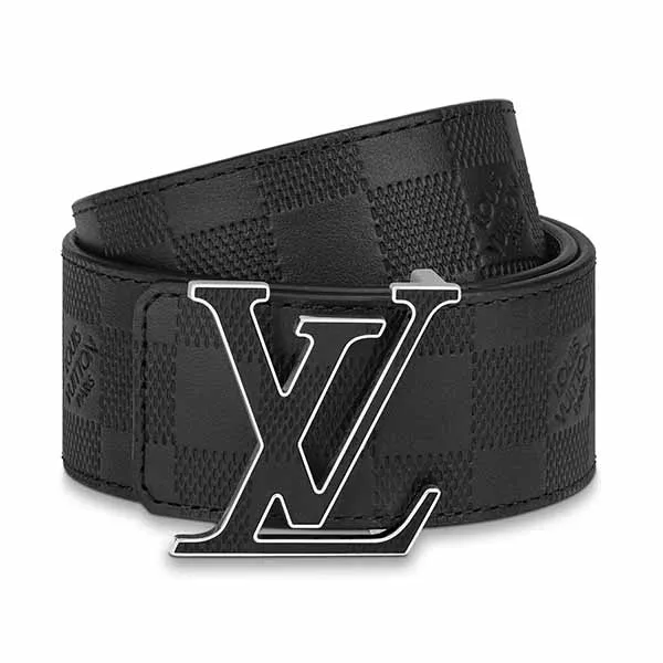 Thắt Lưng Nam Louis Vuitton LV Initials 40mm Reversible Belt M0668Q Màu Đen Size 110