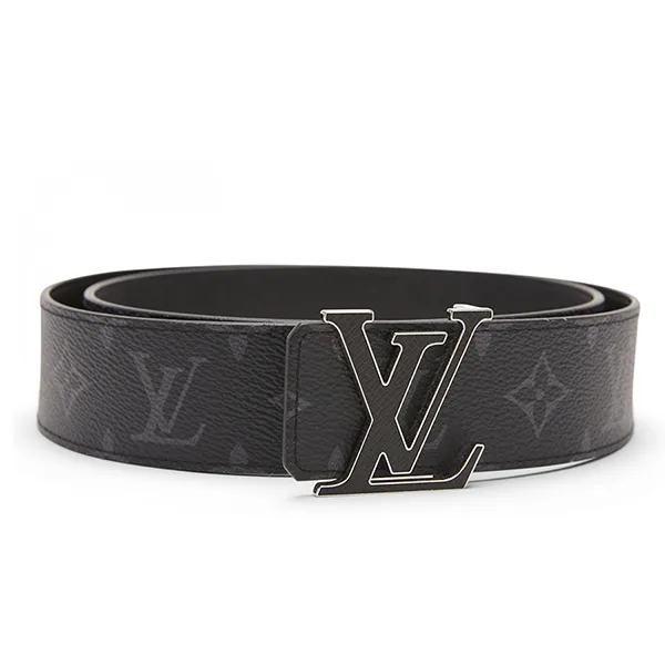 Thắt Lưng Nam Louis Vuitton LV Initials Reversible Belt Monogram Eclipse Taiga Black Màu Đen Size 100 - Thắt lưng - Vua Hàng Hiệu