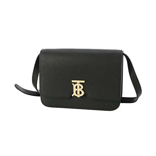 Túi Đeo Chéo Burberry Medium Grainy Leather TB Bag Black Màu Đen - Túi xách - Vua Hàng Hiệu