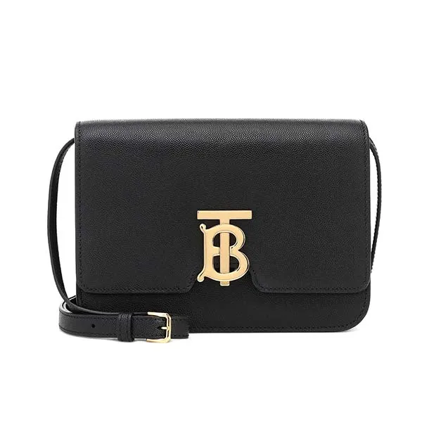 Túi Đeo Chéo Burberry Medium Grainy Leather TB Bag Black Màu Đen - Túi xách - Vua Hàng Hiệu