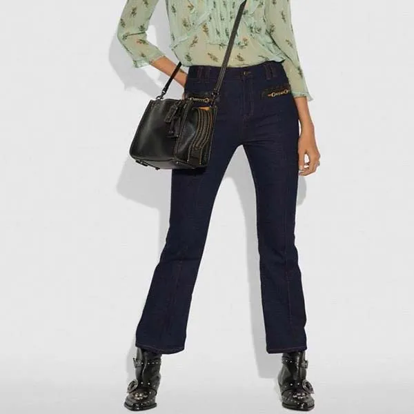 Túi Đeo Chéo Nữ Coach Rogue 25 In Regenerative Leather C3877 Màu Đen