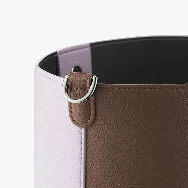 Túi Đeo Chéo Find Kapoor Pingo Bag 20 Basic Lettering Line Set FBPG20BLBBW Màu Tím Nâu - Túi xách - Vua Hàng Hiệu