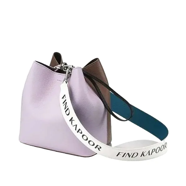 Túi Đeo Chéo Find Kapoor Pingo Bag 20 Basic Lettering Line Set FBPG20BLBBW Màu Tím Nâu - Túi xách - Vua Hàng Hiệu