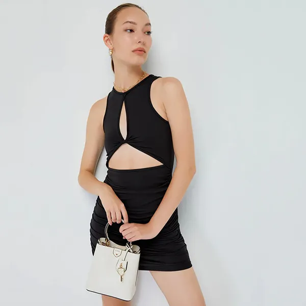 Túi Đeo Chéo Lyn Astraea S Bucket Bags LL23CBF170 Màu Trắng