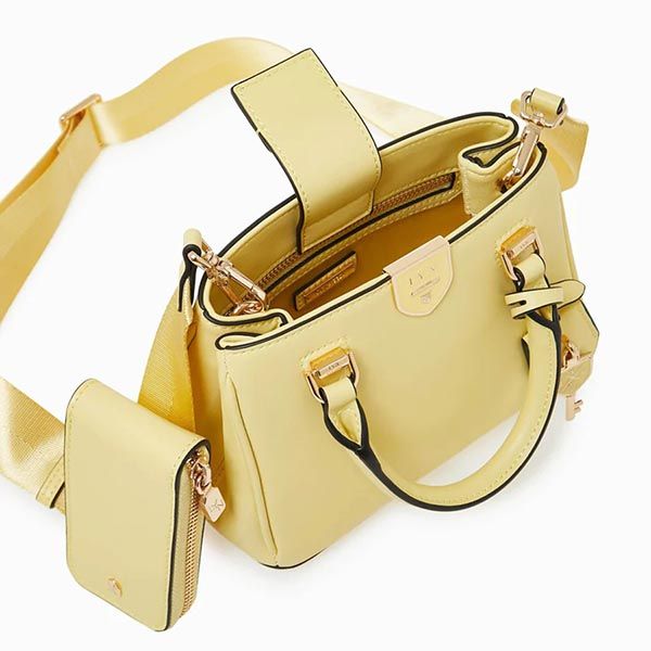 Túi Đeo Chéo Lyn Astraea Top Handle S Handbags LL23CBF168 Màu Vàng - 4