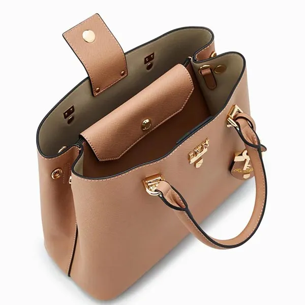 Túi Đeo Chéo Lyn Athena Re-Edit Top Handle L Handbags LL22WBF293 Màu Nâu