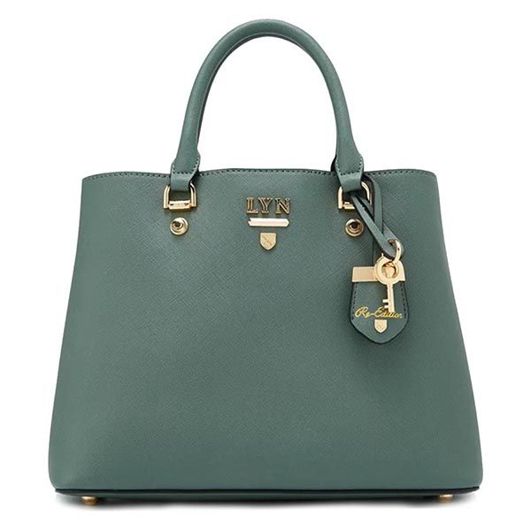 Túi Đeo Chéo Lyn Athena Re-Edit Top Handle L Handbags LL22WBF293 Màu Xanh Green - 3