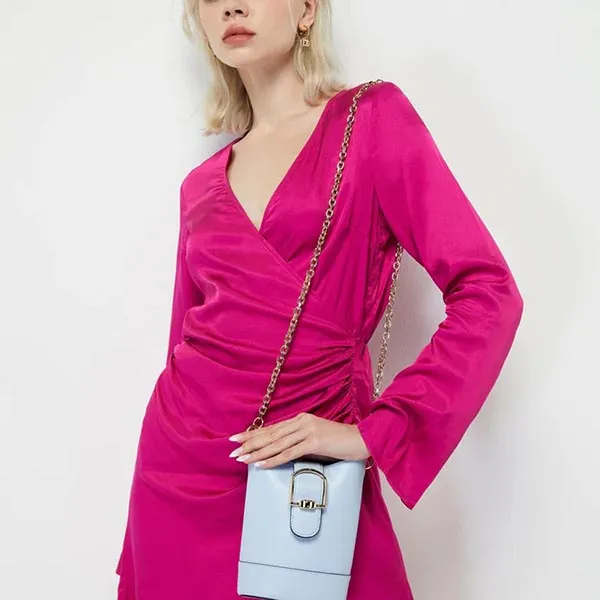 Túi Đeo Chéo Lyn Bonita Xs Crossbody Bags LL23CBS107 Màu Xanh Blue - Túi xách - Vua Hàng Hiệu