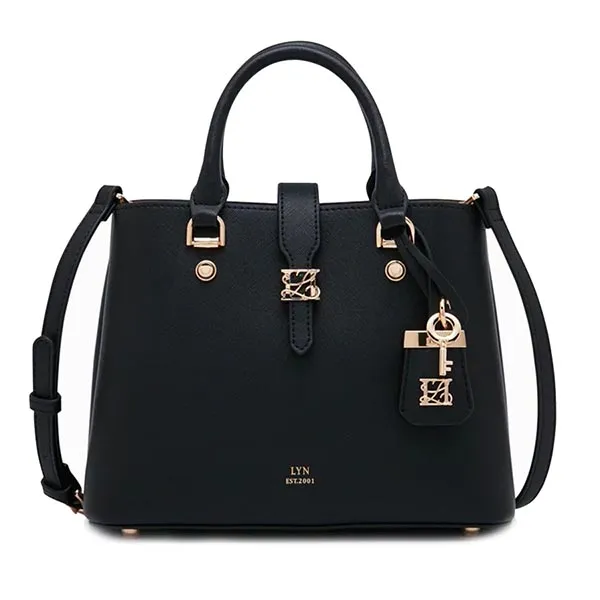Túi Đeo Chéo Lyn College Top Handle S Handbags LL23CBF029 Màu Đen