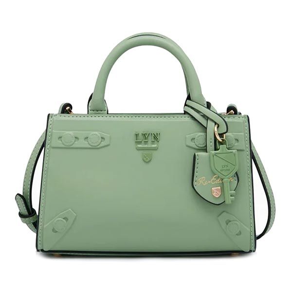 Túi Đeo Chéo Lyn Fineness Re-Edit Top Handle XS Handbags LL22WBF297 Màu Xanh Green - 3