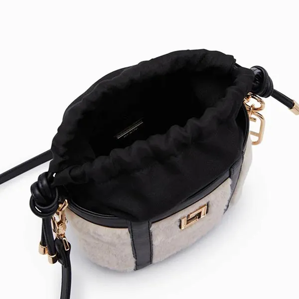 Túi Đeo Chéo Lyn Frosty Bucket Bags LL22WBF280 Màu Đen Trắng