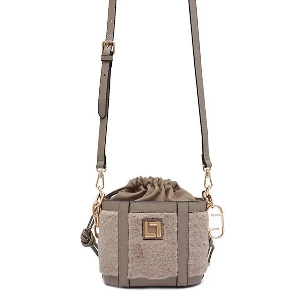 Túi Đeo Chéo Lyn Frosty Bucket Bags LL22WBF280 Màu Nâu