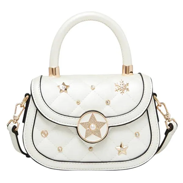 Túi Đeo Chéo Lyn Lil Star Top Handle S Handbags LL23CBF151 Màu Trắng