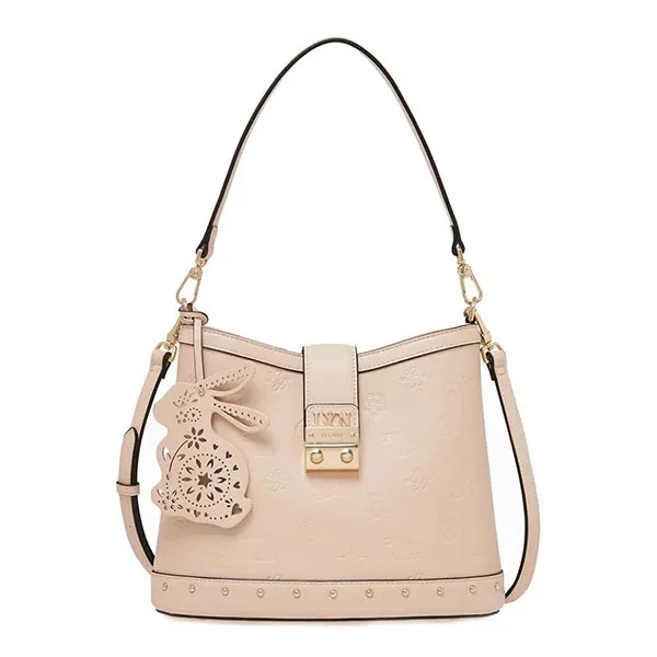 Túi Đeo Chéo Lyn Lucky Bucket Bags LL23CBF155 Màu Be