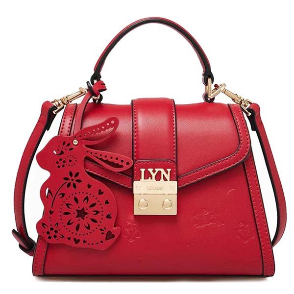 Túi Đeo Chéo Lyn Lucky Top Handle S Handbags LL23CBF157 Màu Đỏ - 3