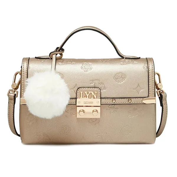 Túi Đeo Chéo Lyn Lucky Top Handle XS Handbags LL23CBF159 Màu Gold