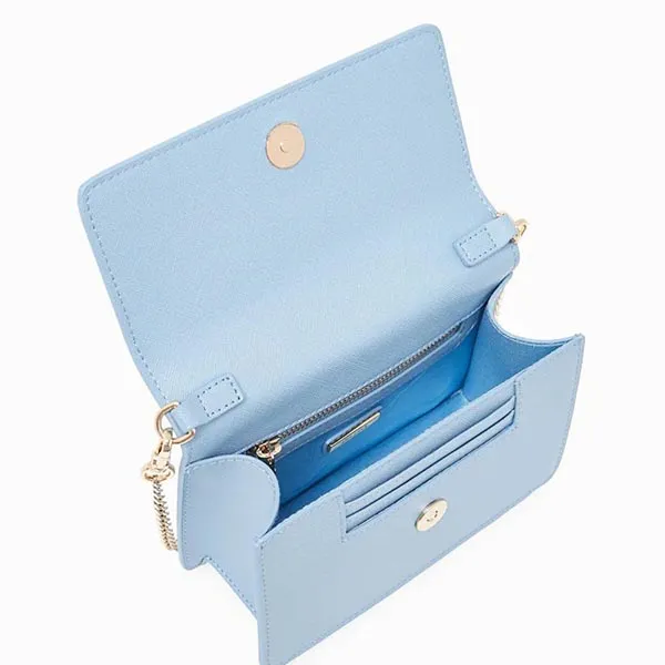Túi Đeo Chéo Lyn Regina Crossbody Bags LL23CBF023 Màu Xanh Blue - Túi xách - Vua Hàng Hiệu