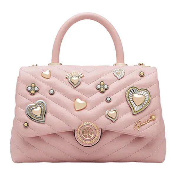 Túi Đeo Chéo Lyn Rose L'amour M Handbags LL23CBF144 Màu Hồng - Túi xách - Vua Hàng Hiệu