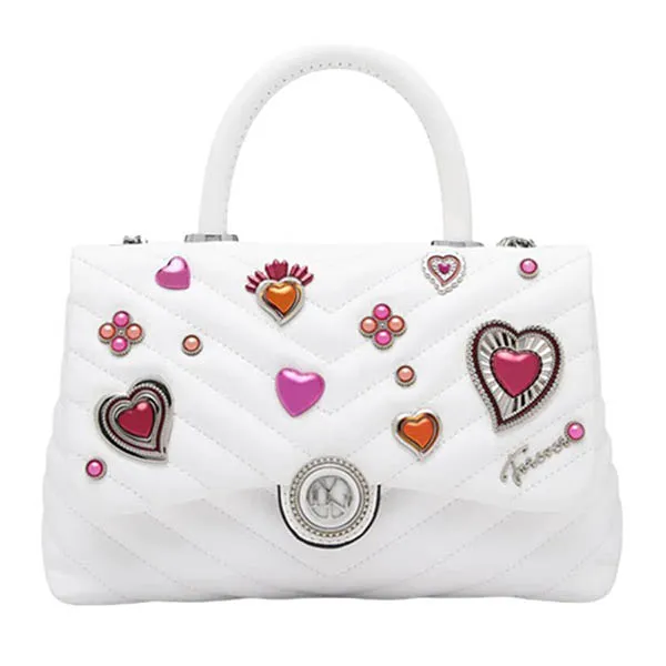 Túi Đeo Chéo Lyn Rose L'amour M Handbags LL23CBF144 Màu Trắng