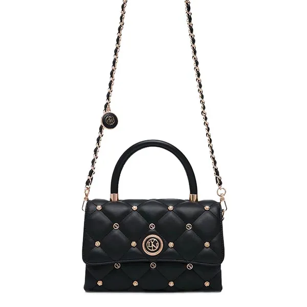 Túi Đeo Chéo Lyn Roseroma Stud Handbags LL23CBF173 Màu Đen
