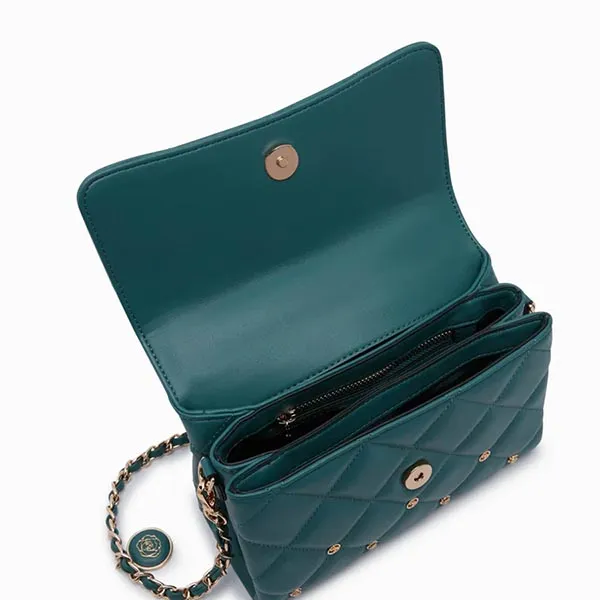 Túi Đeo Chéo Lyn Roseroma Stud Handbags LL23CBF173 Màu Xanh