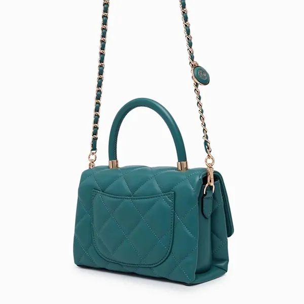 Túi Đeo Chéo Lyn Roseroma Stud Handbags LL23CBF173 Màu Xanh