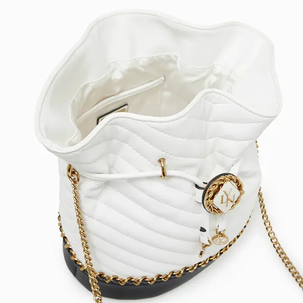 Túi Đeo Chéo Lyn Sesia Bucket Bags LL23CBF082 Màu Trắng