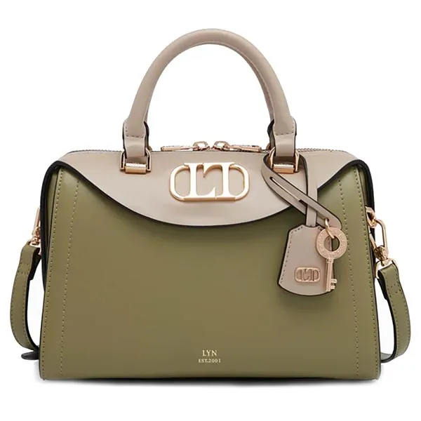 Túi Đeo Chéo Lyn Teramo Top Handle Handbags LL22FBF159 Màu Xanh Green