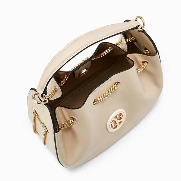 Túi Đeo Chéo Lyn Ursa Bucket Bags LL23CBF012 Màu Be