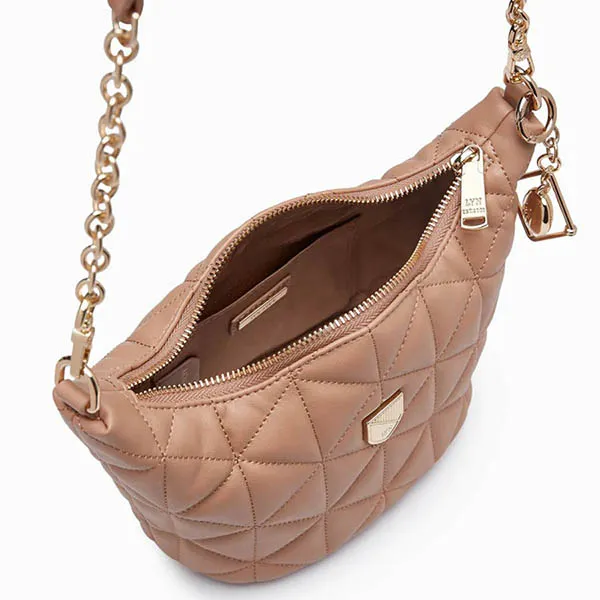 Túi Đeo Chéo Lyn Verbana M Crossbody Bags LL23CBS121 Màu Nâu