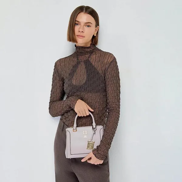 Túi Đeo Chéo Lyn Vincent S Handbags LL23CBS124 Màu Tím