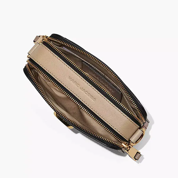 Túi Đeo Chéo Marc Jacobs The Snapshot Crossbody Bag Cement Multi Màu Nâu - Túi xách - Vua Hàng Hiệu