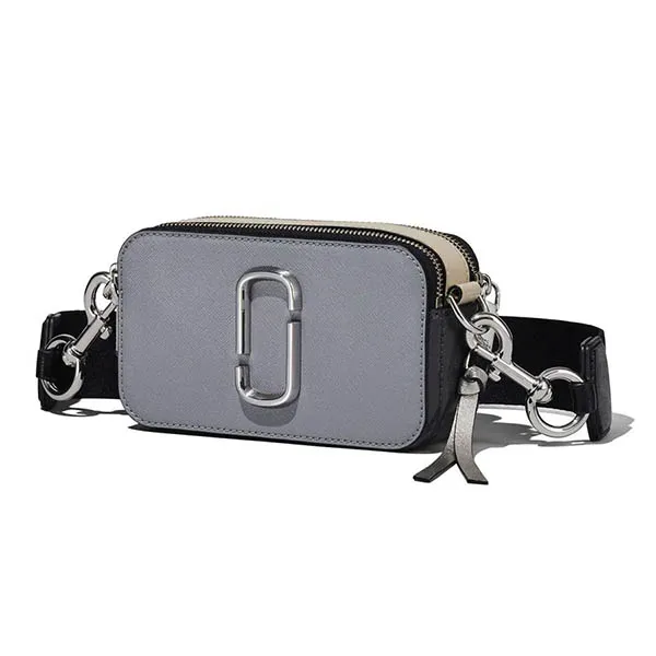 Túi Đeo Chéo Marc Jacobs The Snapshot Crossbody Bag Màu Xám - Túi xách - Vua Hàng Hiệu