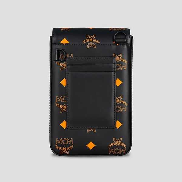 Túi Đeo Chéo MCM Vallarta Orange Color Splash Logo MMRBASX04O9001 Màu Đen - Túi xách - Vua Hàng Hiệu
