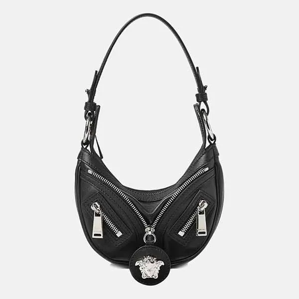 Túi Đeo Chéo Versace Repeat Medusa Mini Top-Handle Bag Màu Đen