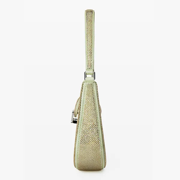 Túi Đeo Vai Alexander Wang W Legacy Small Hobo In Crystal Satin 20223R3MV752 Màu Xanh Olive - Túi xách - Vua Hàng Hiệu