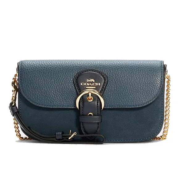 Túi Đeo Vai Coach Kleo Crossbody Màu Xanh