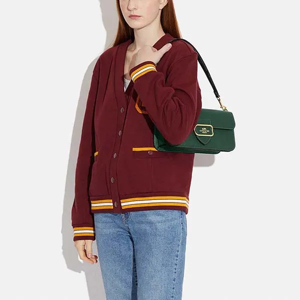 Túi Đeo Vai Coach Morgan Shoulder Bag CE561 Màu Xanh Lá - Túi xách - Vua Hàng Hiệu